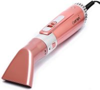 Gemei GM-4831 7 in 1 styling multistyler hair dryer brush with attachments 2200W flat iron curling tongs Gemmy for drying, curling, straightening and volumizing hair Pink