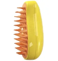 Електрична парова щітка Pet Brush SBC-1 для вичісування шерсті кішок і собак, гребінець розпилювач з зволоженням для догляду за домашніми тваринами