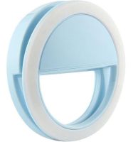LED Selfie Ring Selfie Ring Light XL-191 8.5cm Backlight for Photo Lamp for Android IOS Phone Blue,Pink,Black