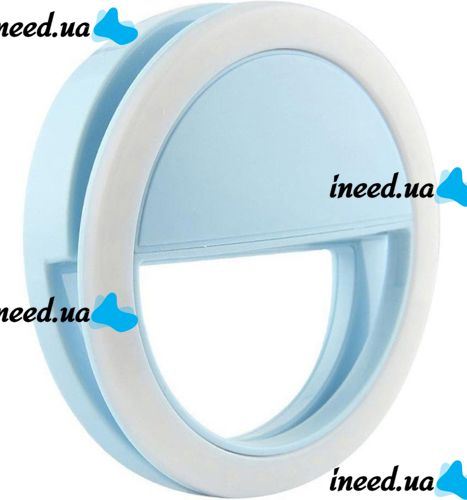 LED Selfie Ring Selfie Ring Light XL-191 8.5cm Backlight for Photo Lamp for Android IOS Phone Blue,Pink,Black