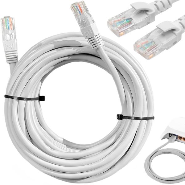 Сетевой LAN кабель патч корд MHZ 13525-8 RJ-45 5 метров высокоскоростной патч-корд витая пара для подключения к компьютеру интернета до 1000Мбит/с