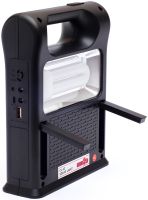 Портативная солнечная станция CcLamp CL-12 30W аккумуляторный светодиодный LED фонарь повербанк с 2 лампочками на солнечной батареи Power Bank