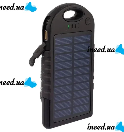 Portable Charger Power Bank Solar Charger JS-3 50,000 mAh power bank with carbine on a solar battery, external battery 50,000 mAh