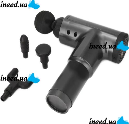 Muscle Massager Pistol Fascial Gun FH-320 Black for Body, Portable Handheld Impact Massager Pistol KH-320 YX-908 Black 