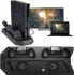 PS4 Slim, Pro Skytech 5 in 1 Game Console Stand Charging Dock for Playstation 4 Joysticks Stand with Cooling and USB Hub