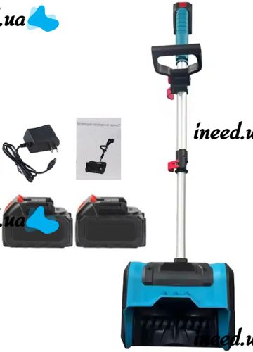 Hayami HA-1018 21V 4Ah Rechargeable Auger snowplow with 2 batteries, Electric shovel scraper LY-749 for cleaning with adjustable snow release