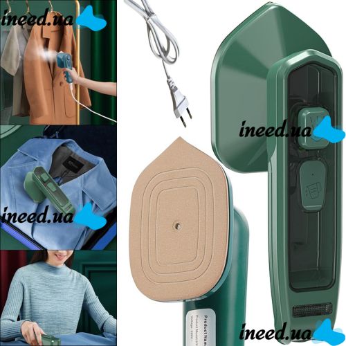 Паровой отпариватель Mini Dry Iron with Spray FZ-688 80 мл 2 в 1 для сухой и влажной глажки, ручной вертикальный парогенератор, дорожный утюг