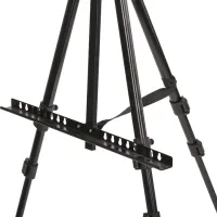 Напольная телескопическая тренога мольберт Brushme M01 55-167 см для рисования картин Регулируемый настольный штатив для холста MAALEO 23669 с чехлом