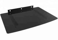 Universal Wall Mount Bracket for TV Tuner Opera DVD-17P up to 8 kg, Hinged Holder Shelf Mount for T2 on the wall 36x25x3 cm for TV