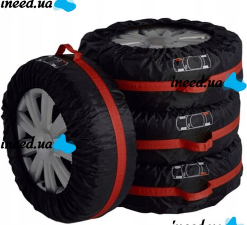 Set of covers for car wheels 4pcs AO-WC-20 R18-R20" with handles, Adjustable Dustproof Bag Cover for Storing and Protecting tires and rims