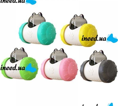 Інтерактивна годівниця дозатор Pet Leakng Toy LY-732 для повільного харчування собак і кішок, іграшка диспенсер AND з отвором для корму для тварин