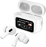 TWS AirPods A9 PRO 2 Bluetooth Wireless Vacuum Headphones in a Case with Touch Screen, In-ear Bluetooth Headphones with Noise Cancellation