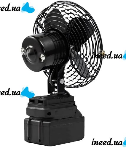 Настільний акумуляторний вентилятор Electric Fan VAP-8-1 48V 8″ бездротовий підлоговий охолоджувач повітря з автоповоротом і 2 швидкостями AND 0515