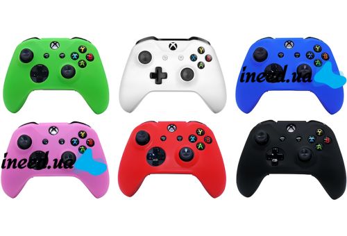 Чохол на джойстик Xbox 360 силіконова захисна накладка, змінний вологозахисний корпус на провідний і бездротовий геймпад від ударів, подряпин і пилу