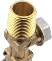Gas valve VB-2 nozzle for installation on propane cylinders for liquefied petroleum gases with safety valve and adapter