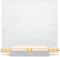 Acrylic LED Drawing Board T-466: LED Table Lamp on a Stand with Backlight and Markers for Notes, 15 x 15 cm, USB