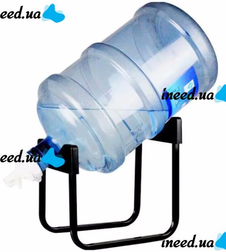 OWN-KC-513 Tilting tabletop 19 liter Bucket rack with water filling tap, Metal bottle holder AND103-1