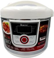 Electric multivark Domotec MS-7727 pressure cooker for 5 liters, 12 cooking modes 1500W White, Multi-cooker Domotek with heating and timer White