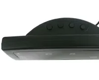Електронний настільний годинник Caixing CX 909-A із зеленим Led підсвічуванням, Настільний цифровий годинник червоний з датою і термометром від мережі 220V