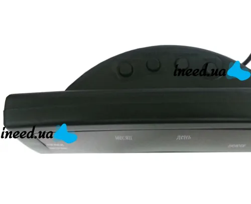 Електронний настільний годинник Caixing CX 909-A із зеленим Led підсвічуванням, Настільний цифровий годинник червоний з датою і термометром від мережі 220V