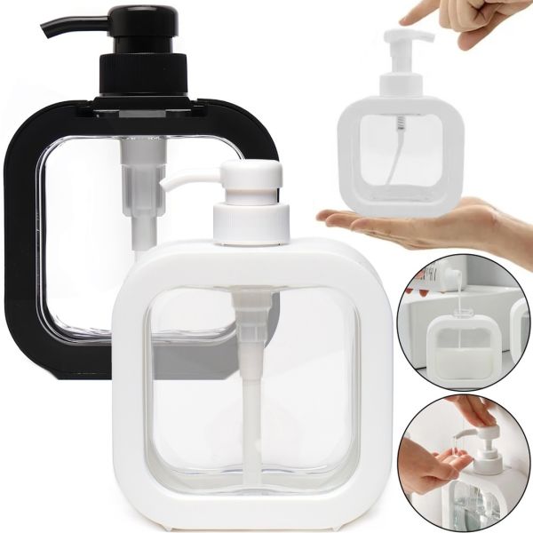 Дозатор для жидкого мыла Soap Dispenser LY-627 300 мл прозрачный механический диспенсер, пластиковая мыльница для моющего средства на кухню и ванную