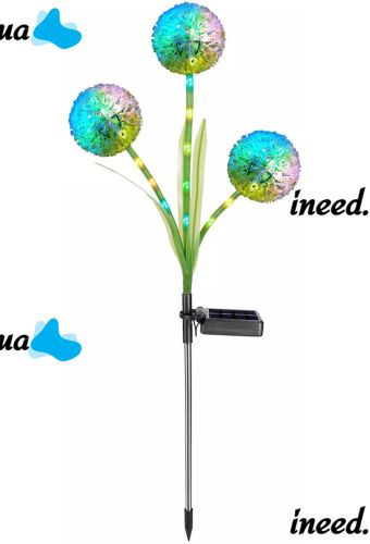 Садовый декоративный фонарь Одуванчики LED Flower Solar Led Light 70 см водонепроницаемый уличный RGB светильник на солнечной батарее для сада