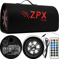 Car Active Bluetooth Subwoofer Barrel ZPX ZX-10SUB 1000W 10" inch with Built-in Amplifier and Remote control, Car Speaker sub in the car