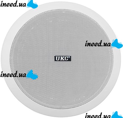 Ceiling Speakers UKC CS-5500BM 6W Waterproof Ceiling Acoustics Stereo Speaker for Ceiling Mounting CS 5500 5.5" for Home White