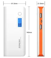 Portable charger PINENG PN-968 Power Bank 10000 mah with LCD display