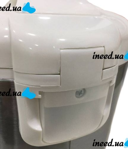 Electric multivark Domotec MS-7727 pressure cooker for 5 liters, 12 cooking modes 1500W White, Multi-cooker Domotek with heating and timer White