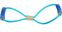 ProsourceFit LX-08 tubular resistance band for pull-ups, tourniquet, fitness, exercise eight with soft grips medium load up to 9 kg