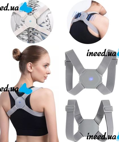 Умный ортопедический корсет для поддержки спины позвоночника Nuoyi miao smart sensor corrector, корректирующий пояс, корректор осанки с вибрацией