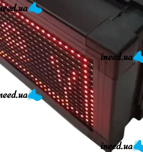 Светодиодная внутренняя бегущая строка табло Led Story 100х20 WIFI/USB с красной подсветкой для рекламы уличная торговая вывеска c бегущей строкой