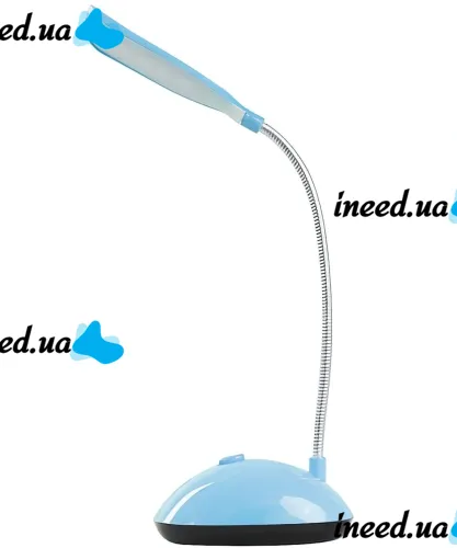 Настольная светодиодная гибкая лампа LED Desk Light X-7188 на батарейках, Беспроводной настольный мини светильник с механическим выключателем BL-7188