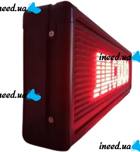 Светодиодная внутренняя бегущая строка табло Led Story 100х20 WIFI/USB с красной подсветкой для рекламы уличная торговая вывеска c бегущей строкой