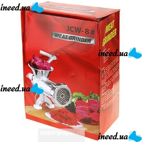 Mechanical Kitchen Meat Grinder JSW-8, Household aluminum handheld meat grinder chopper for making minced meat