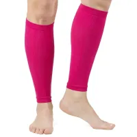 Supportive Compression Leggings Copper Fit Calf Compression Sleeves, Tight-fitting Knee Socks with Calf Fixation, Ankle Support Bandage Pink