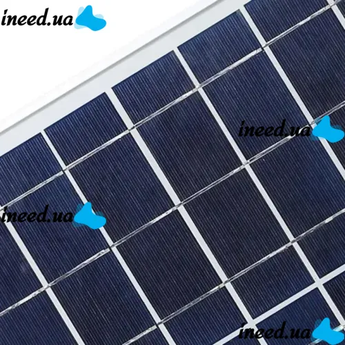 Универсальная поликристаллическая солнечная панель Solar board Komaes 350W 38V 176x104x3 см, Солнечная батарея KM(P)350 для зарядки от солнца Черная