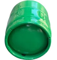 Tourist gas cylinder Golden Lion Rudyy CK-630 with a burner of 5 liters 2kg, Household Propane cylinder with piezo ignition and handle GL-2 PK-630 Green