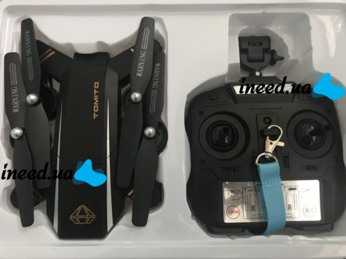 Квадрокоптер складаний професійний D5HW DRONE s9 Phantom Pro з WIFI камерою, Дрон з підсвічуванням на акумуляторі Коптер на радіокеруванні 4 DRC V4