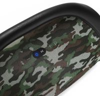 Large Wireless Music Speaker T&G Booms Box Big Camouflage with Handle, Portable Bluetooth Speaker in Boombox Style USB AUX for Android IOS