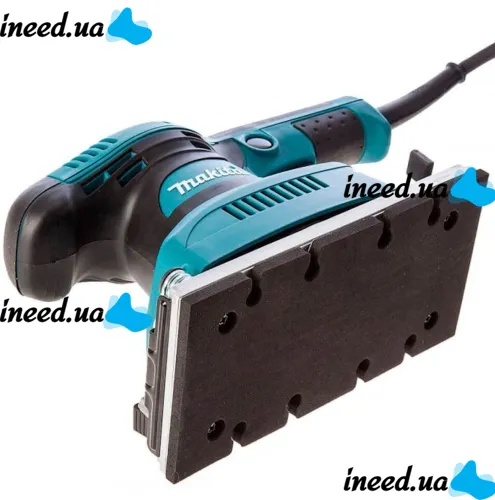Вібраційна плоска шліфувальна машина Makita BO3710 300W 12000 об/хв для дерева шпаклівки вдома, мережева віброшліфувальна машина X-513 від мережі 220V