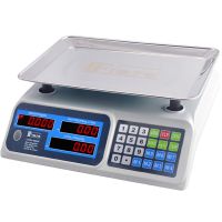 Electronic trading scales up to 40 kg F1976 14191-4066F 33*35 cm desktop scales for trading with price counter and calculator, rechargeable for 40 kg
