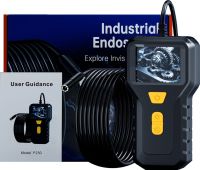 Гнучка камера ендоскоп Industrial Endoscope P230 8 мм 2 дюйми цифровий бороскоп із кабелем 5 м, підсвічуванням і екраном для діагностики на батарейках