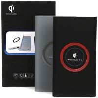 Wireless Charger Power Bank Qi Compatible 30000 mAh with Fast Charging , Portable External Battery USB Power Bank for Phone