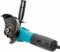 Професійна болгарка Makita GA5030 720W, Кутова шліфмашина 125 мм Макіта, Мережева турбинка шліфувальна машина 11000об / хв 750Вт від мережі синя