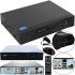Проводной видеорегистратор DVR UKC CAD 1204 AHD 4 канальный, Сетевой IP Регистратор на 4 камеры для видеонаблюдения и управления камерами Черный