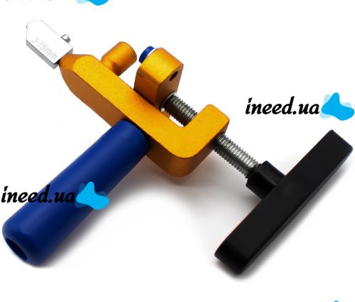Алмазный стеклорез Glass Cutter Tile JNZ-GC01 2 в 1 роликовый нож резак 3-15 мм ручной инструмент для резки стекла, плитки и керамики AND 96-10