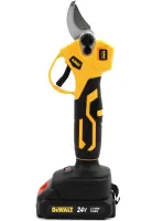 Набір електроінструментів DeWalt 24V 3в1 акумуляторний секатор DCMPP540P1, пила DCM160N і телескопічний подовжувач 130-201 см з 2 акумуляторами