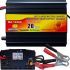 Зарядний пристрій для акумулятора UKC Battery Charger 12V 20A MA-1220A з вбудованим амперметром, Зарядка для акумуляторів авто і мото Чорний